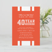 編集可能な色の多様性40年クラス懇親会 招待状 (スタンド正面)