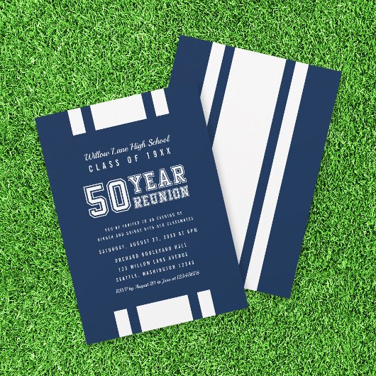 編集可能な色の多様性50年クラス懇親会 招待状