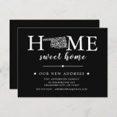 編集可能な色のOKLAHOMAの動きのお知らせ 招待状 (正面/裏面)