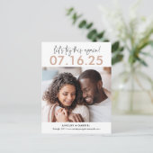 編集可能な色日付はがきを保存する ポストカード (スタンド正面)