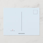 編集可能な花と蝶の誕生日招待状 インビテーションポストカード (裏面)