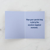 編集可能な花と蝶 カード (内部)