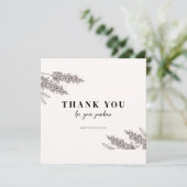 編集可能な花の注文ありがとうございます サンキューカード (スタンド正面)