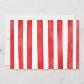 編集可能な苺の誕生日写真招待状 招待状 (裏面)