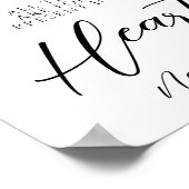 編集可能な葬式のサイン – 生活のお祝い, ポスター (角)