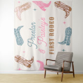 編集可能な西パーティーバナー タペストリー (インサイチュ)