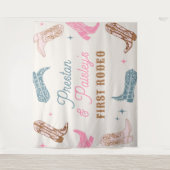 編集可能な西パーティーバナー タペストリー (正面)