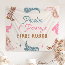 編集可能な西パーティーバナー タペストリー