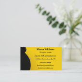 編集可能な認定Doula名刺 名刺 (スタンド正面)