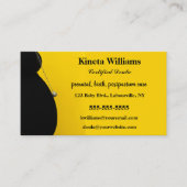 編集可能な認定Doula名刺 名刺 (正面)