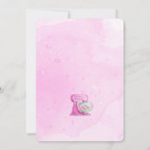 編集可能な誕生日ケーキの招待状 招待状 (裏面)