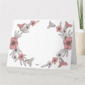 編集可能な購入ありがとうカード ビジネス サンキューカード (裏面)