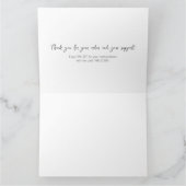 編集可能な購入ありがとうカード ビジネス サンキューカード (内部)