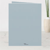 編集可能な農村メールボックスと花 カード (裏面)