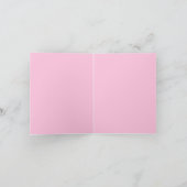 編集可能な醜いクリスマスセーターピンクホリデーカード シーズンカード (内部)