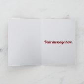 編集可能な野球今あなたは1枚の誕生日カード カード (内部)