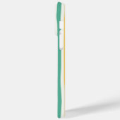 編集可能な銘文色付き線ミニマル Case-Mate iPhoneケース (裏面 / 左)