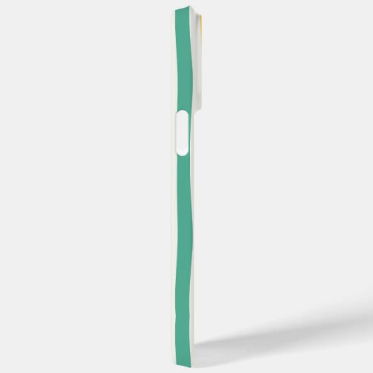 編集可能な銘文色付き線ミニマル Case-Mate iPhoneケース (裏面 / 右)