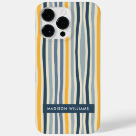 編集可能な銘文色付き線ミニマル Case-Mate iPhone 14 PRO MAXケース