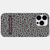 編集可能な銘文 フラワーミニマリスト Case-Mate iPhoneケース (裏面 (横))