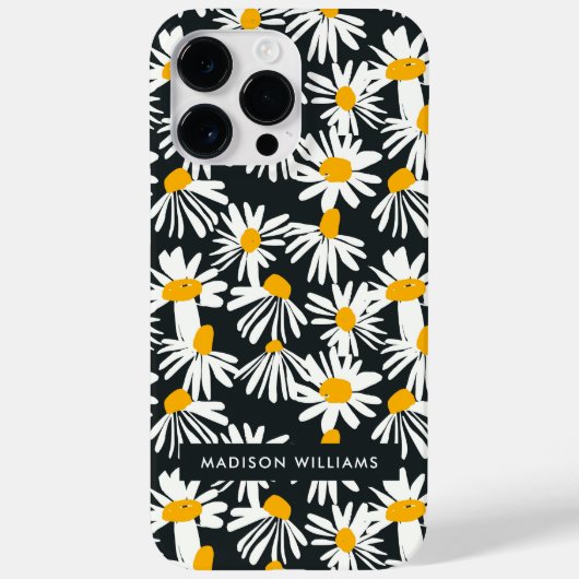 編集可能な銘文 フラワーミニマリスト Case-Mate iPhoneケース (裏面)