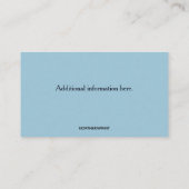 編集可能な鍼療法 名刺 (裏面)