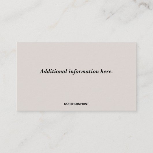 編集可能な陶芸スタジオ 名刺 (裏面)