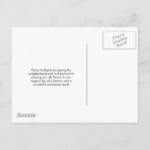 編集可能な隣接ルータ、新しいアドレス、導入部 案内ポストカード (裏面)