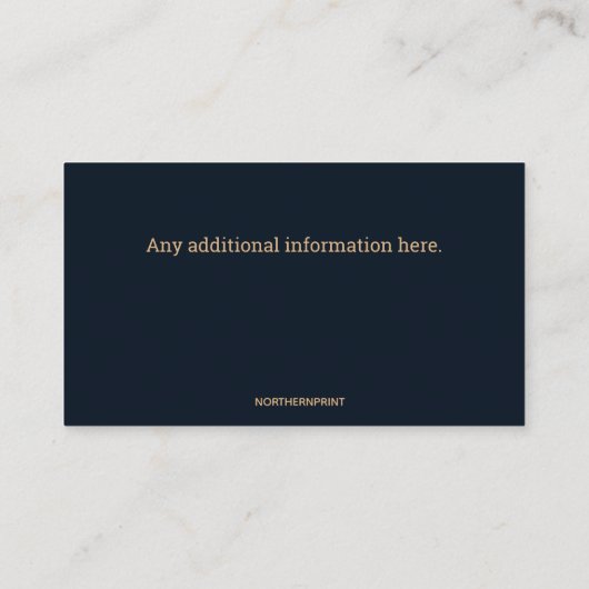 編集可能な雪の除去 名刺 (裏面)