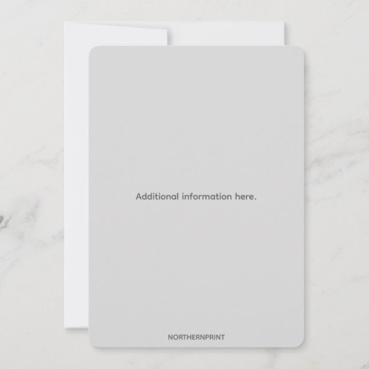 編集可能な青の天使の星調整 招待状 (裏面)