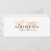 編集可能な韓国飛行機搭乗パスチケット 招待状 (裏面)