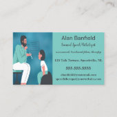 編集可能な音声セラピスト病理医 名刺 (正面)