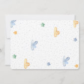 編集可能な飛行機の誕生日写真招待状 招待状 (裏面)