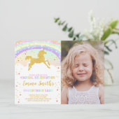 編集可能な魔法のパーティーカード 招待状 (スタンド正面)