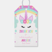 編集可能な魔法の誕生日優先ラベル ギフトタグ (正面)