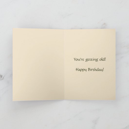 編集可能な魚の公式な誕生日おめでとうカード カード (内部)