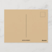 編集可能な鶏と鶏の復活祭 ポストカード (裏面)