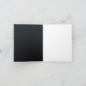 編集可能な黒と金ゴールドバルーン大人誕生日 招待状 (内部)