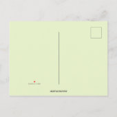 編集可能な2つのチックス採用招待状カード インビテーションポストカード (裏面)