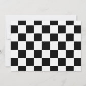 編集可能な2高速レーシングカー写真の誕生日パーティー 招待状 (裏面)