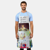 編集可能な9枚の写真 エプロン (着用した状態)