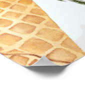 編集可能な、すくわれた ブライダル ウェルカム ポスター (角)