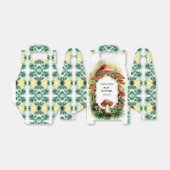 編集可能なBohoキノコ赤ちゃんシャワー フェイバーボックス (折り畳みなし)