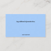 編集可能なHVAC技術者の名刺 名刺 (裏面)