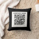 編集可能なQRコードとカスタマイズシンプル可能なデザイン クッション (ブランケット)
