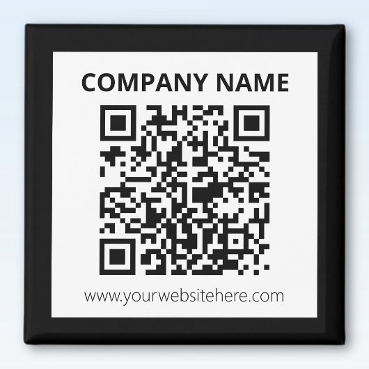 編集可能なQRコードとカスタマイズシンプル可能なデザイン マグネット