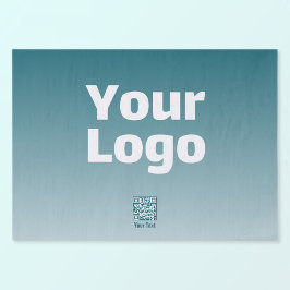 編集可能なQRコードとグラデーション付きロゴグラデーション 薄葉紙