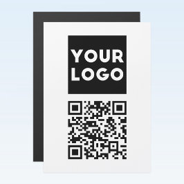 編集可能なQRコードとビジネスロゴまたはイメージ