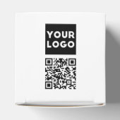 編集可能なQRコードとビジネスロゴまたはイメージ フェイバーボックス (上部)