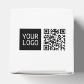 編集可能なQRコードとビジネスロゴまたはイメージ フェイバーボックス (上部)